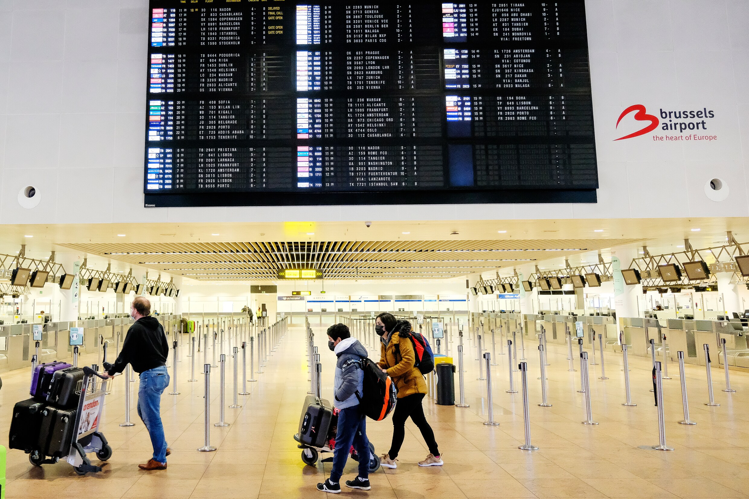 België verbiedt reizigersvervoer uit India, Brazilië en Zuid-Afrika
