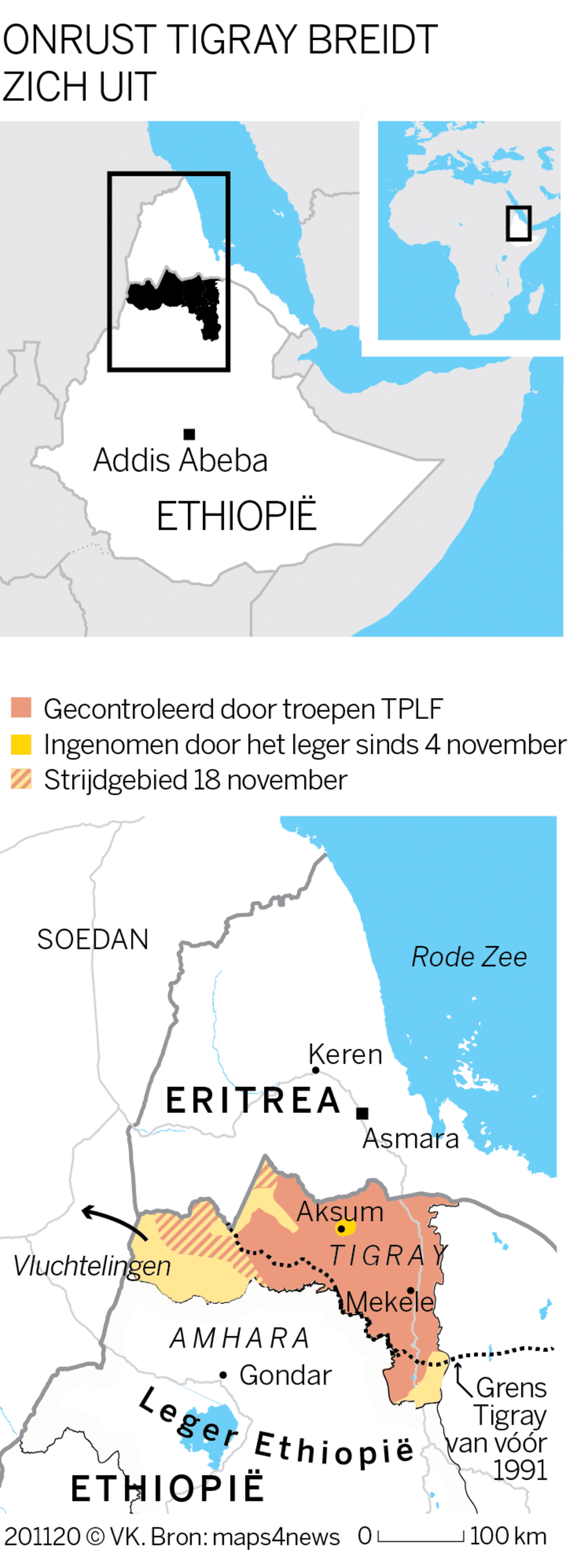 ‘Alles is weer normaal’, zegt Ethiopische regering. Maar uit Tigray komen steeds gruwelijker verhalen