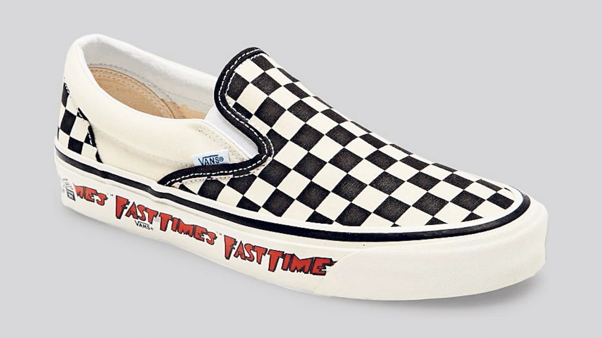Vans Anaheim Factory Vans Slip On Checkerboard Fast Times Vans 