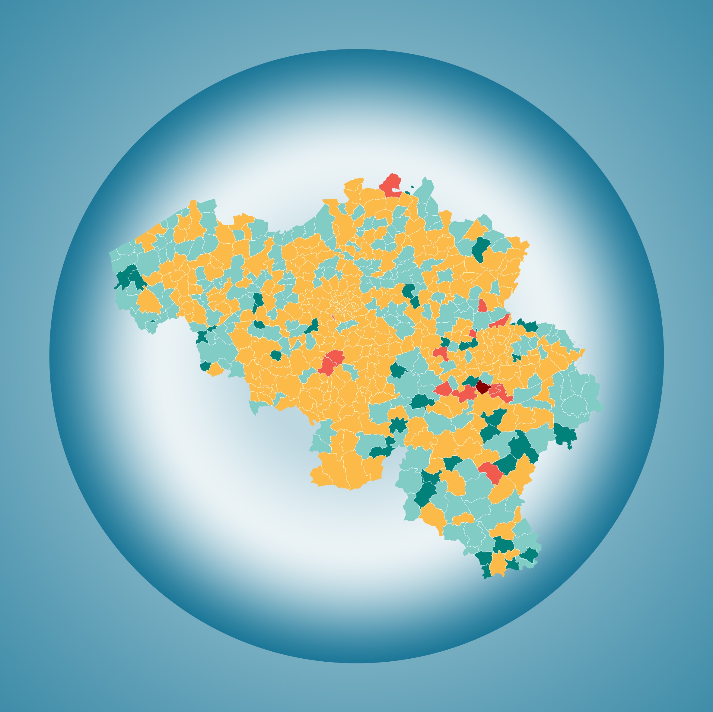 Coronavirus in België in cijfers en kaart: hoe evolueert het aantal besmettingen in uw gemeente en provincie?