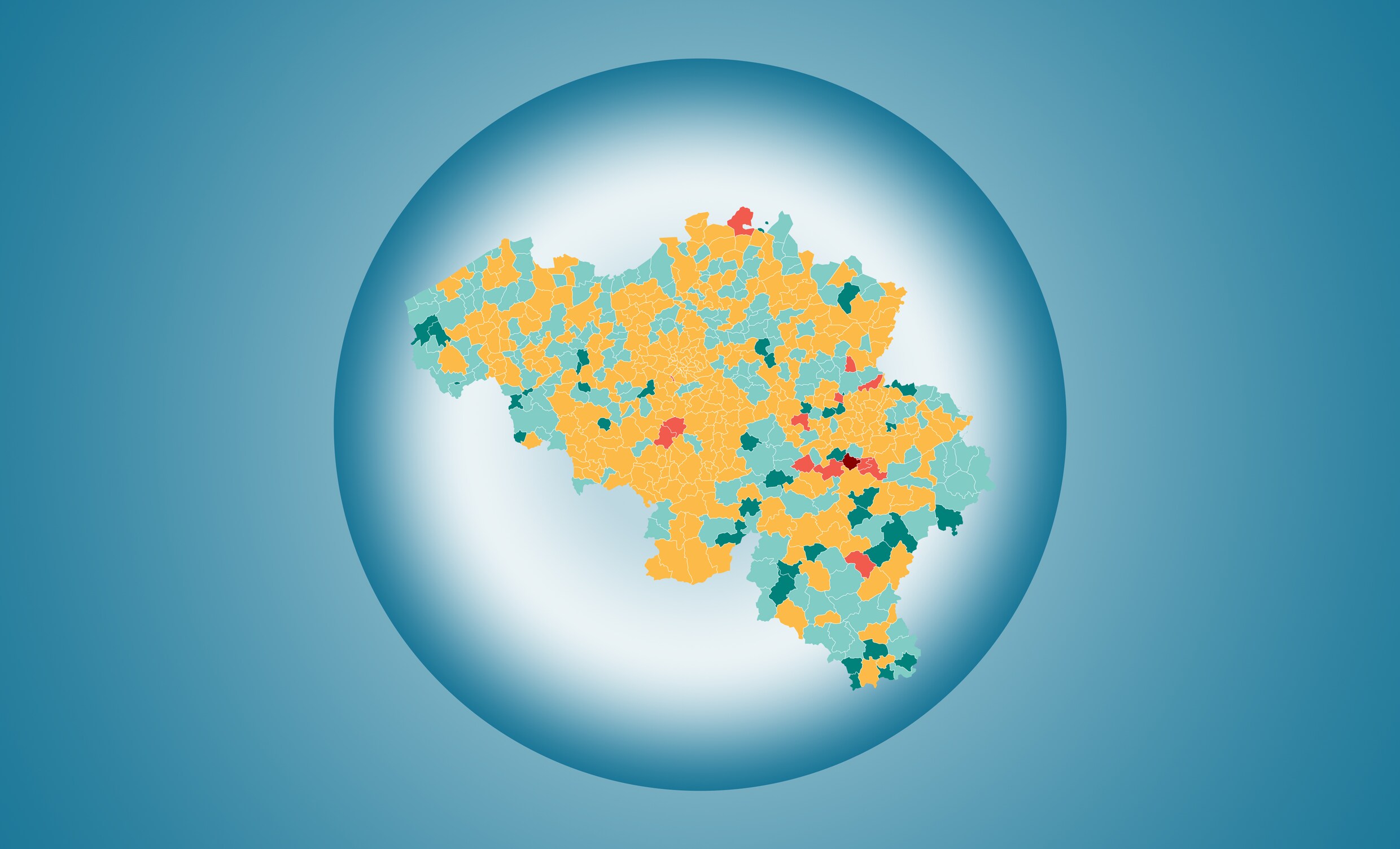 Coronavirus in België in cijfers en kaart: zo evolueert het aantal besmettingen en ziekenhuisopnames in uw regio