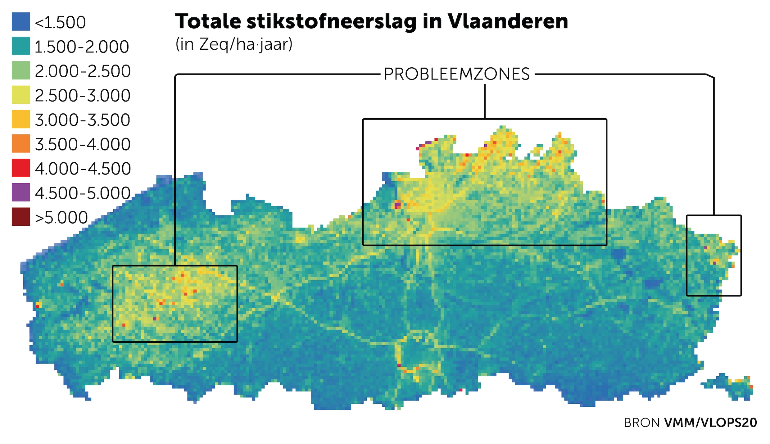 ‘Een wolk die boven Vlaanderen hangt en waaruit gif neerdaalt op de natuur’: regering buigt zich over cruciaal stikstofdossier