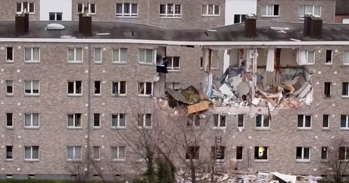 Dronebeelden Tonen Hoe Explosie Appartementsblok In Turnhout Heeft ...