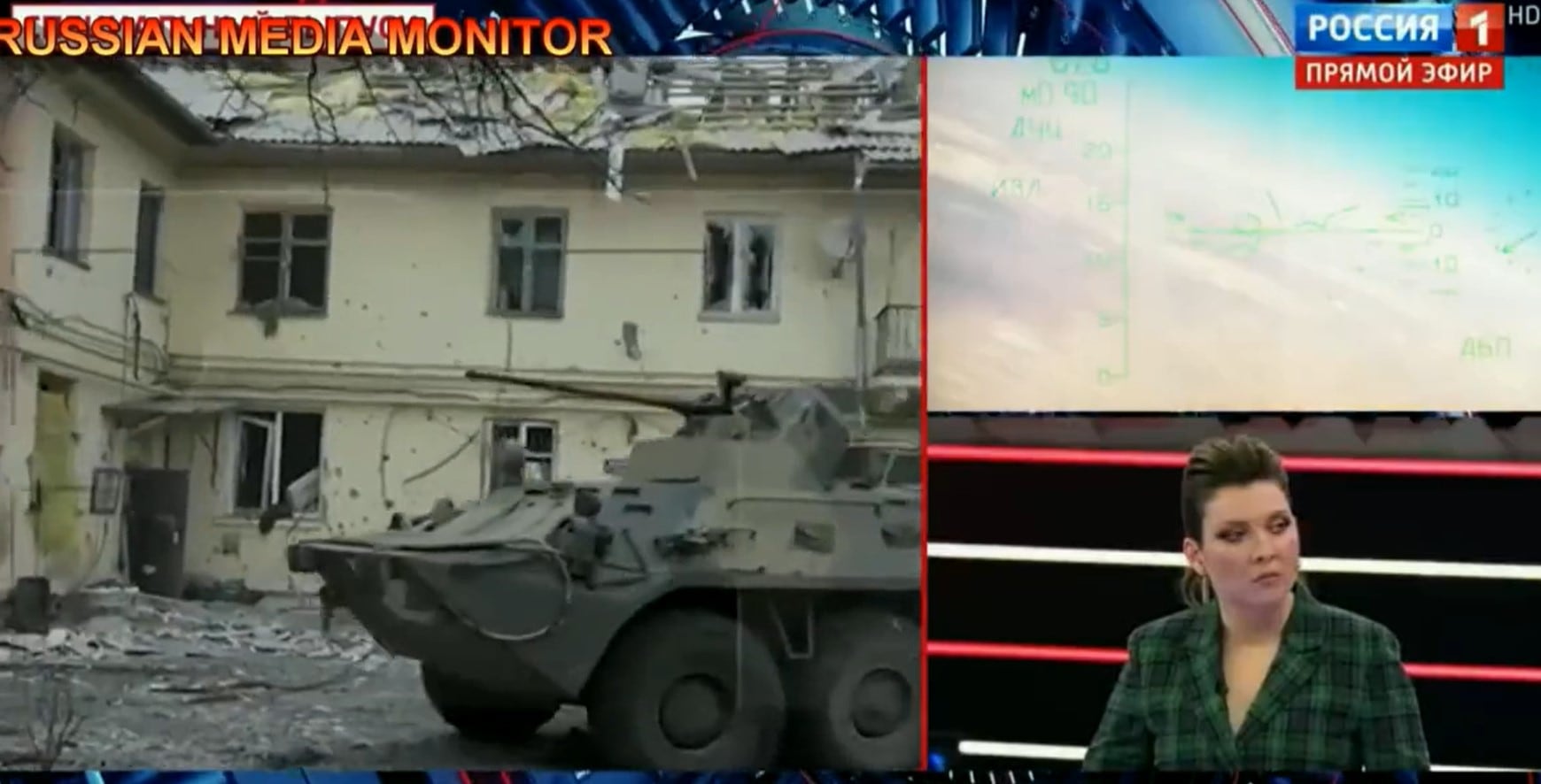 Op de Russische tv wordt om vergelding geschreeuwd voor de gezonken Moskva: ‘Speciale operatie is voorbij, dit is oorlog’