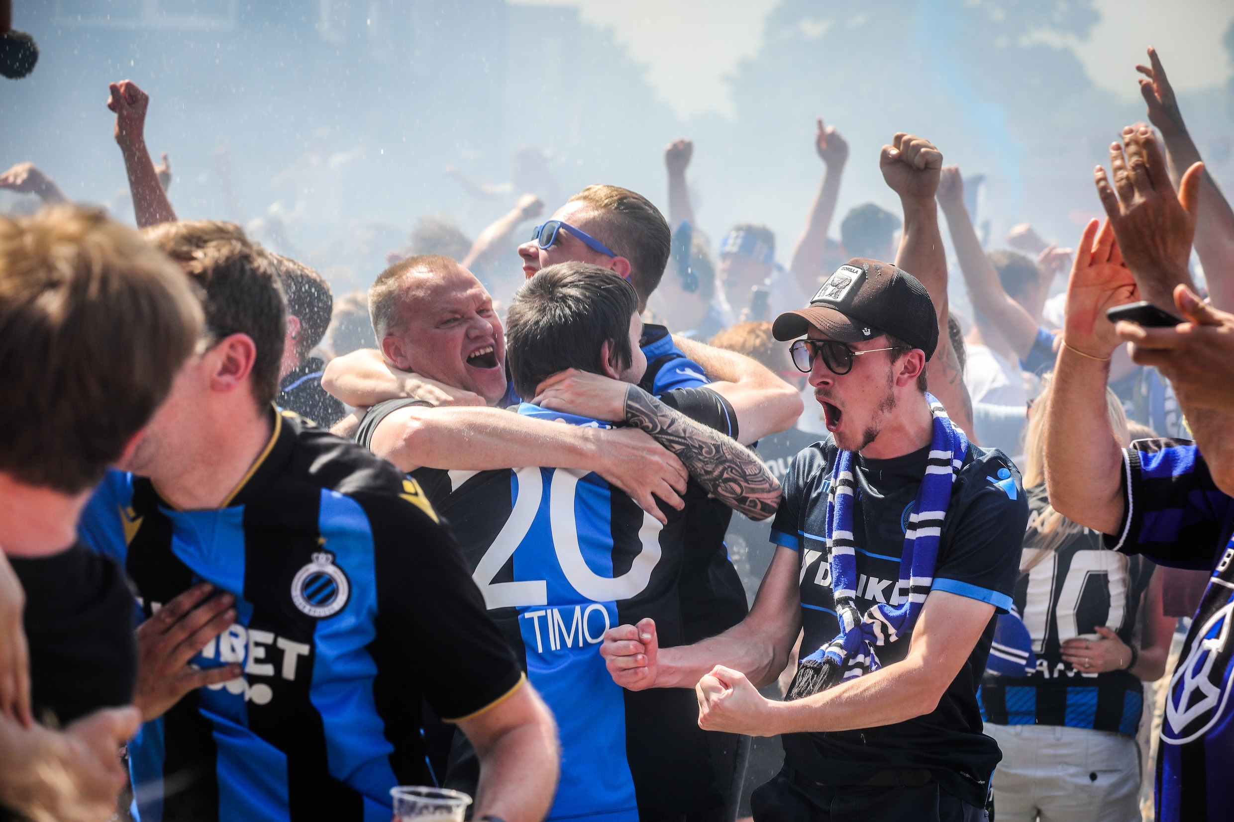 Club Brugge pakt landstitel op het veld van Antwerp na 1-3 winst