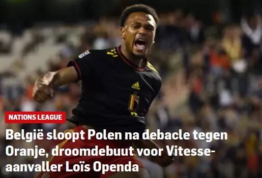 Algemeen Dagblad: “België sloopt Polen na debacle tegen Oranje”
