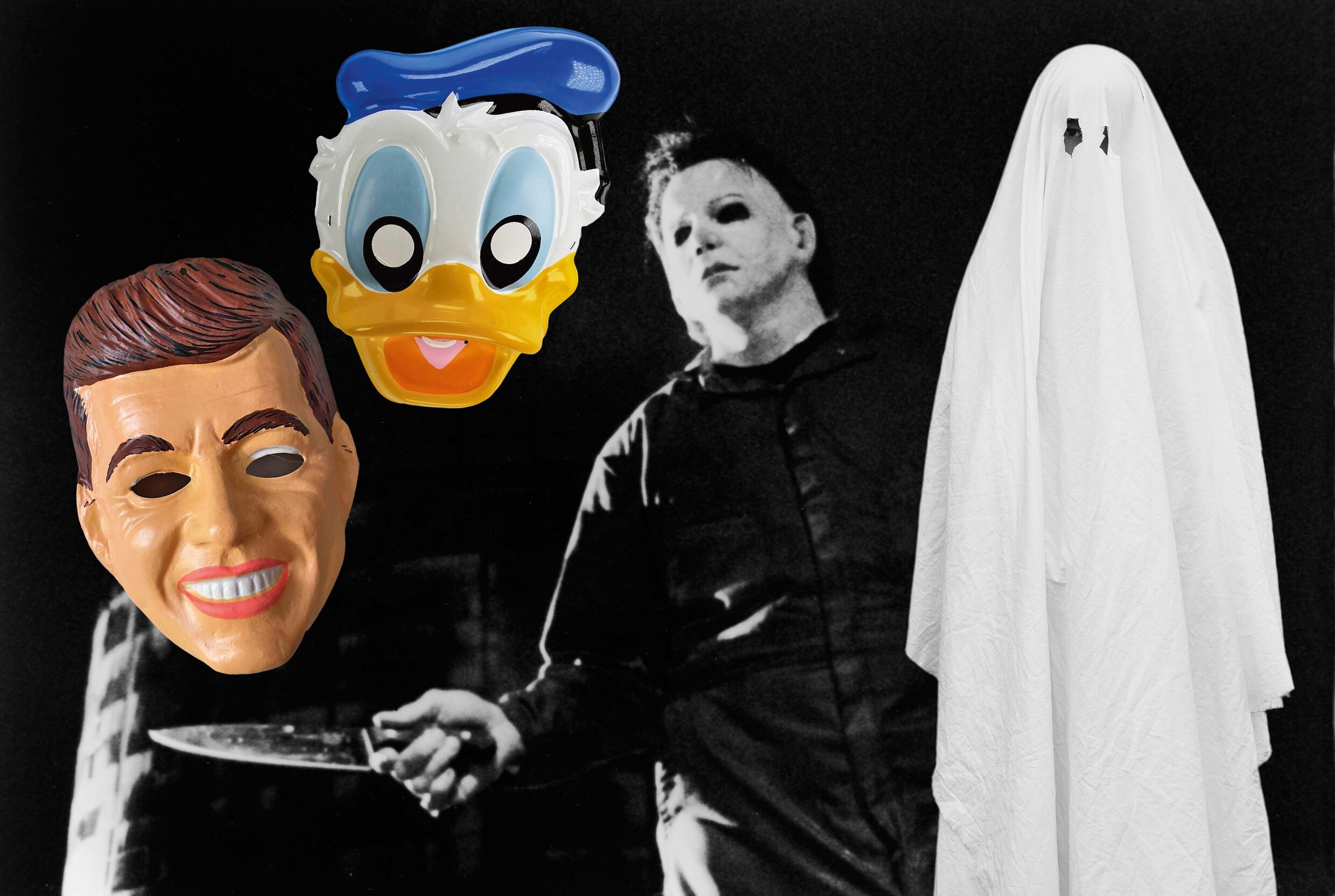 Hoe zijn we van een gruwelijk horrorfestijn in dit verkleedpartijtje ...