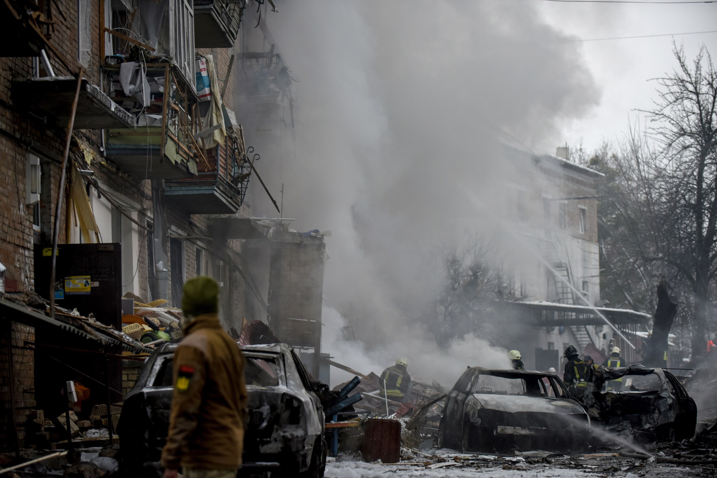 Na de Russische bombardementen in Kiev: ‘Hopelijk kunnen we straks wel douchen. Klote-Russen’