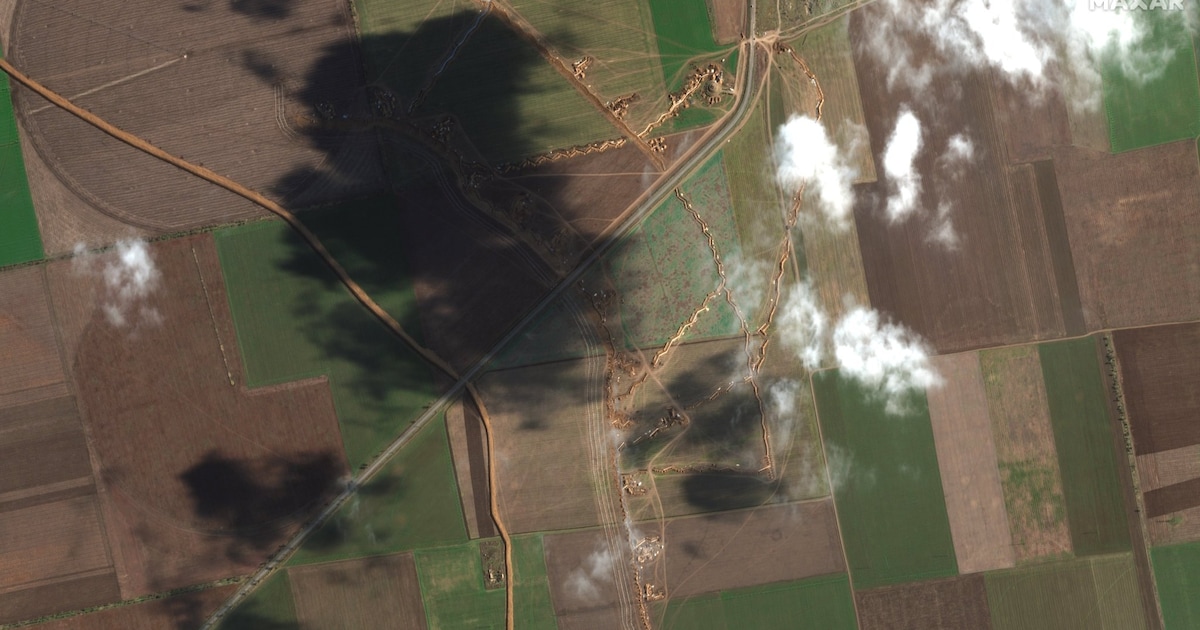 Nieuwe satellietbeelden tonen zwakheden van Russische defensie in Cherson aan