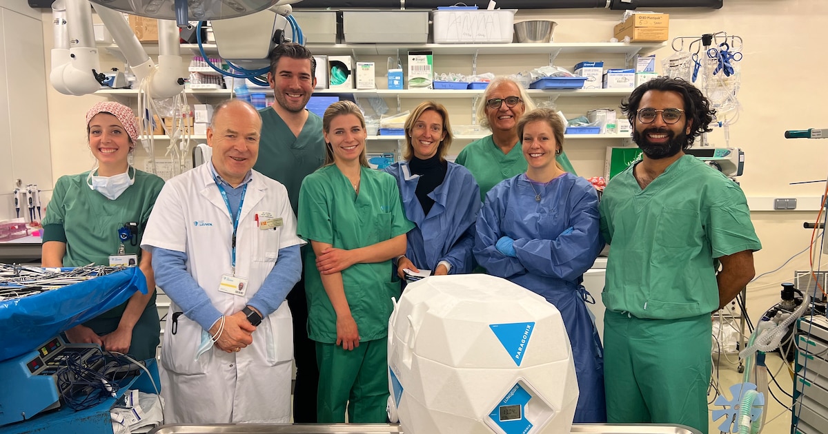 European first: UZ Leuven stores lungs for transplantation without ice