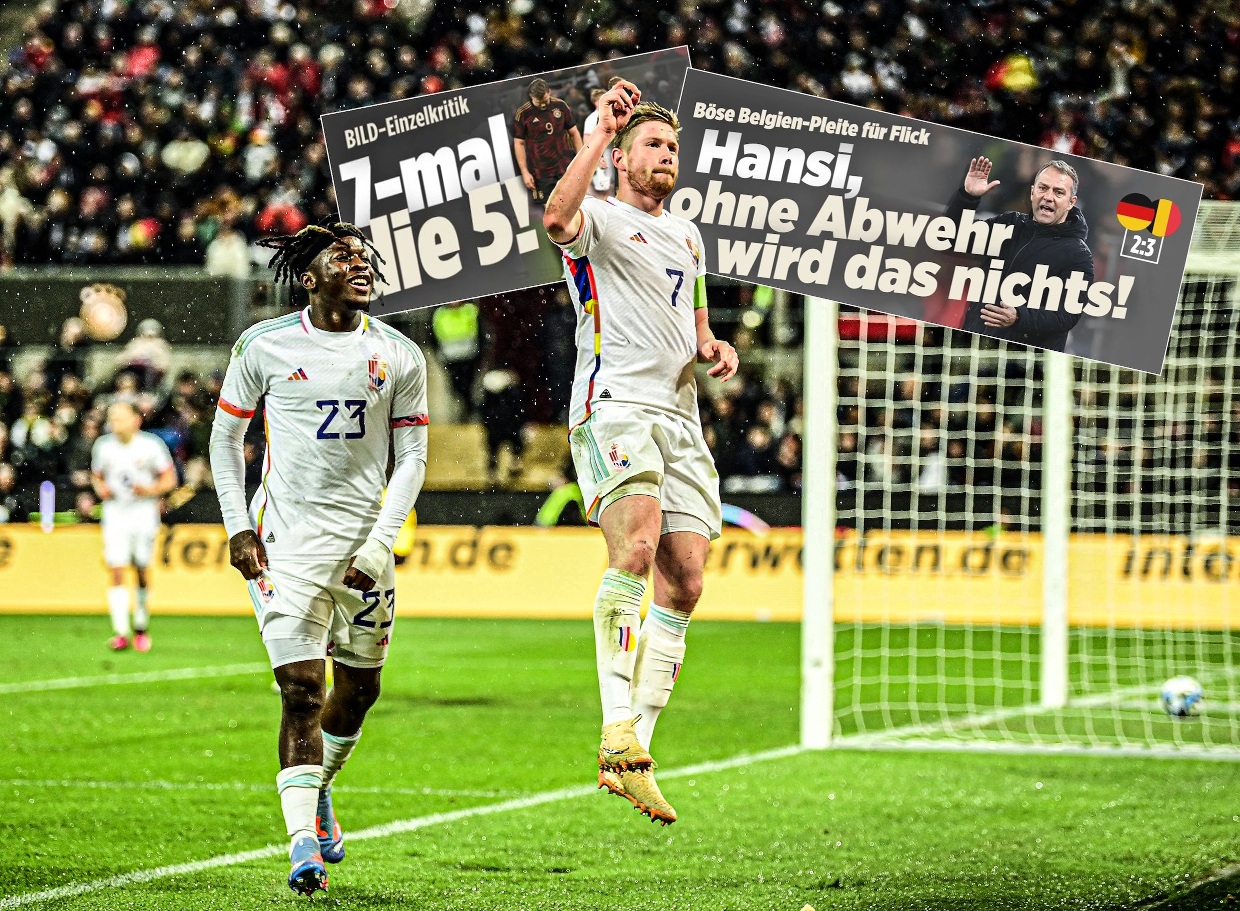 Dit waren de vijf doelpunten uit Duitsland-België