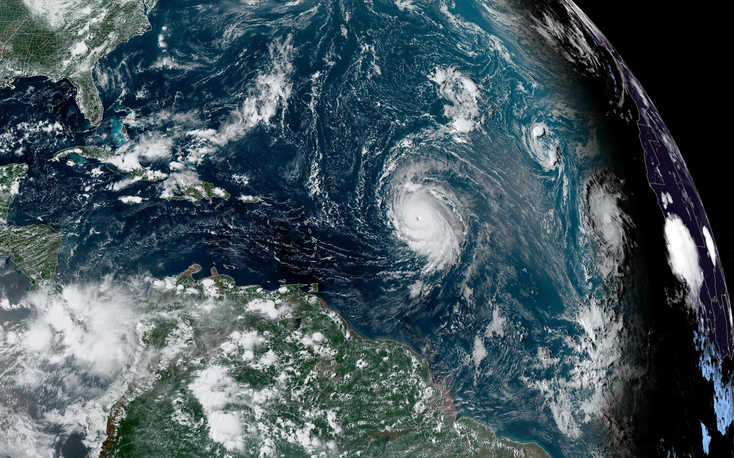 Tropische storm Margot zal snel uitgroeien tot orkaan