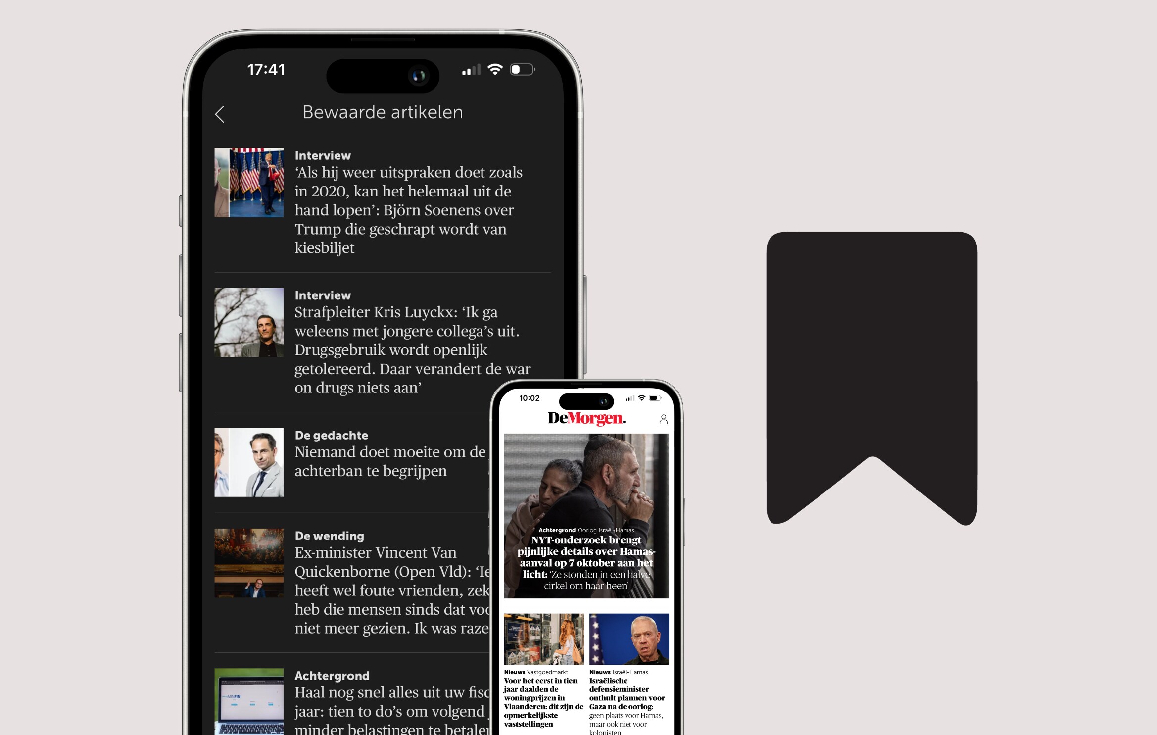 Nieuw in de app van De Morgen: artikelen opslaan om later te lezen | De ...