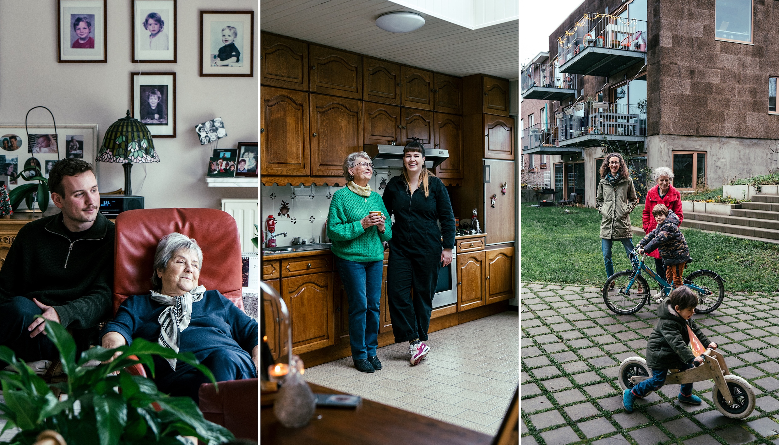 ‘Plots stonden we samen met onze heupen te wiegen, een 30- en een 80-jarige’: zij wonen samen met hun oma