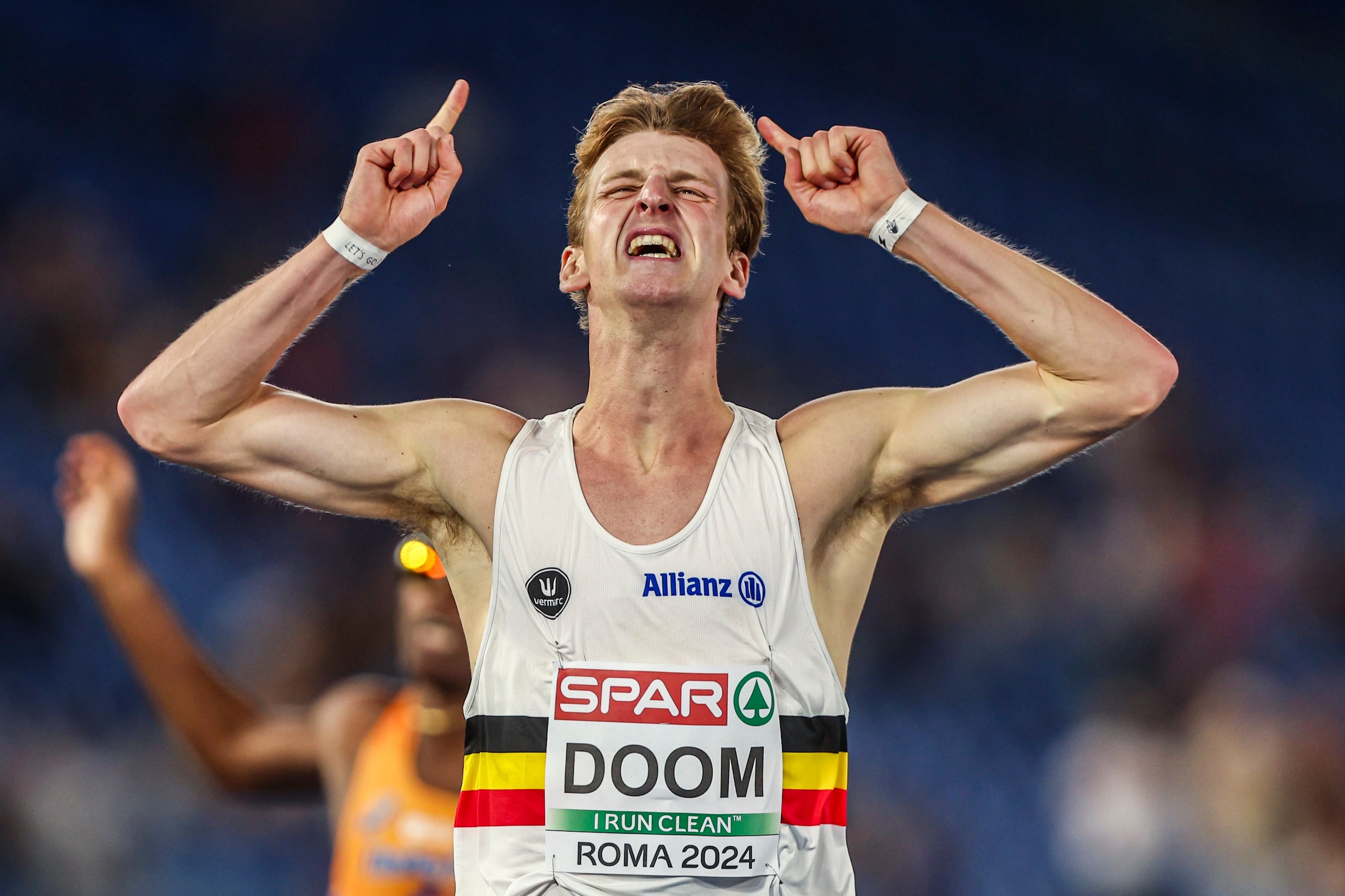 Alexander Doom verovert goud op 400 meter in Rome met Belgisch record ...