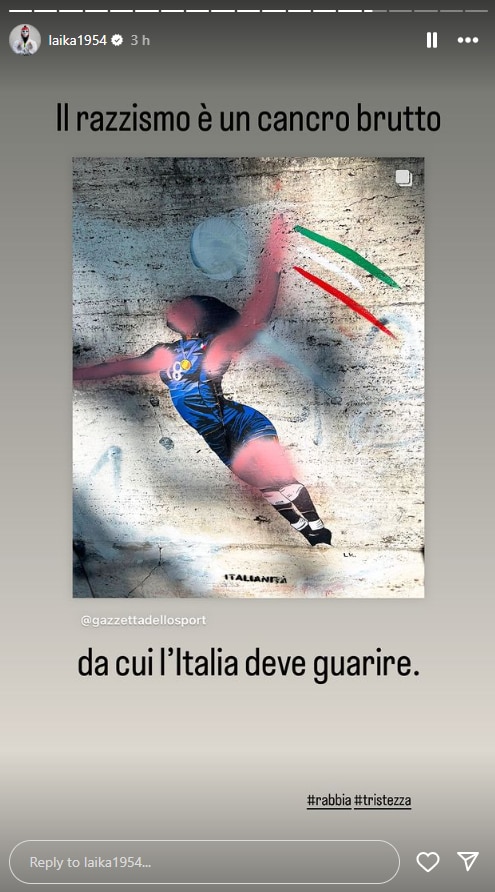 Daders verdienen gevangenisstraf muurschildering Italiaanse topvolleybalster beklad door racisten De Morgen