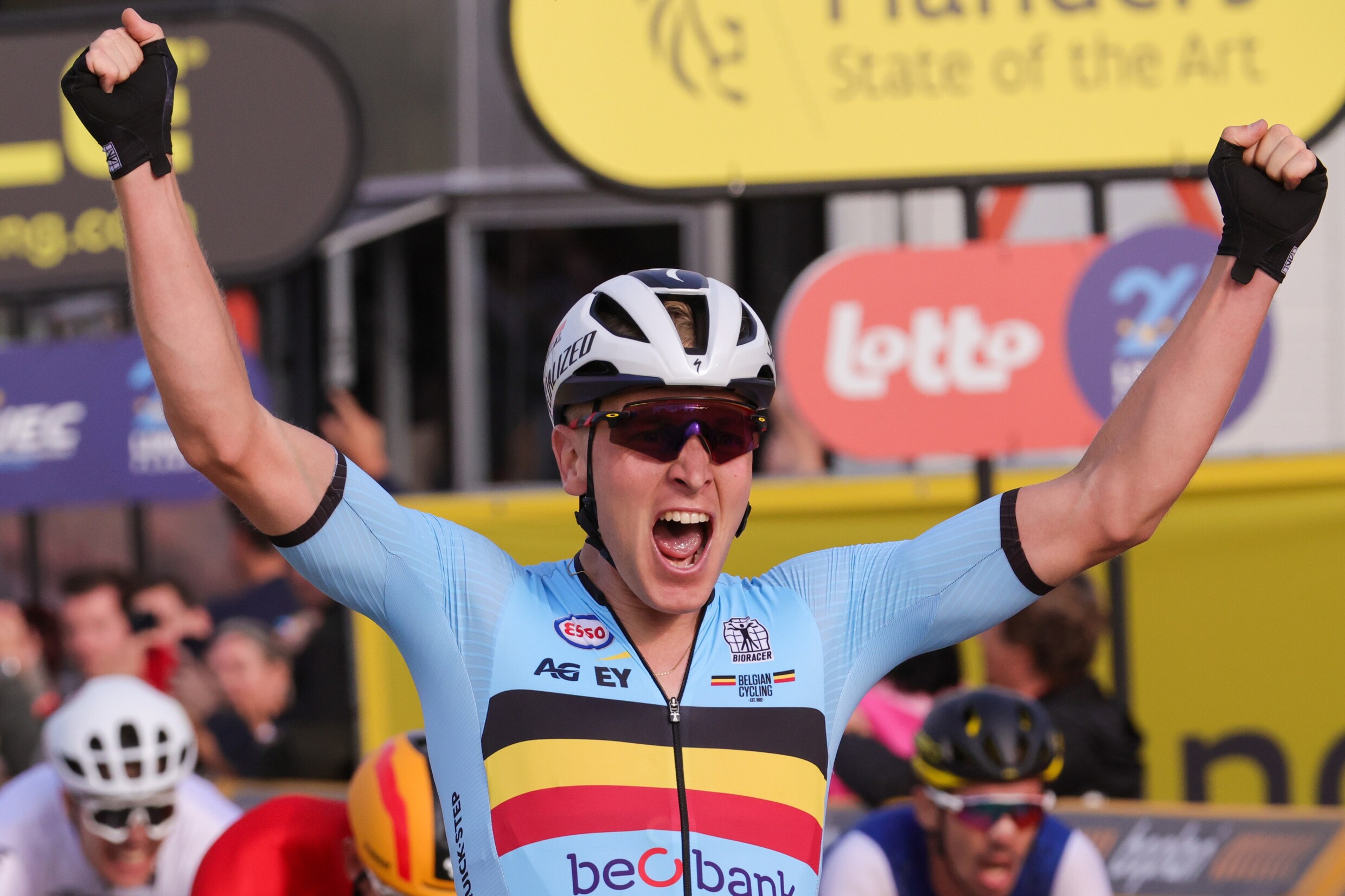 Met één machtige sprint veegt Merlier alle frustratie weg | De Morgen