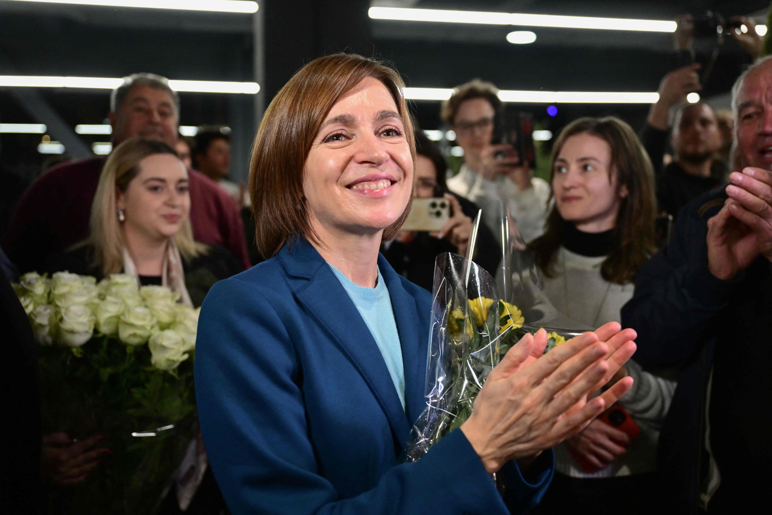 ProEuropese Sandu wint opnieuw verkiezingen Moldavië en slaakt