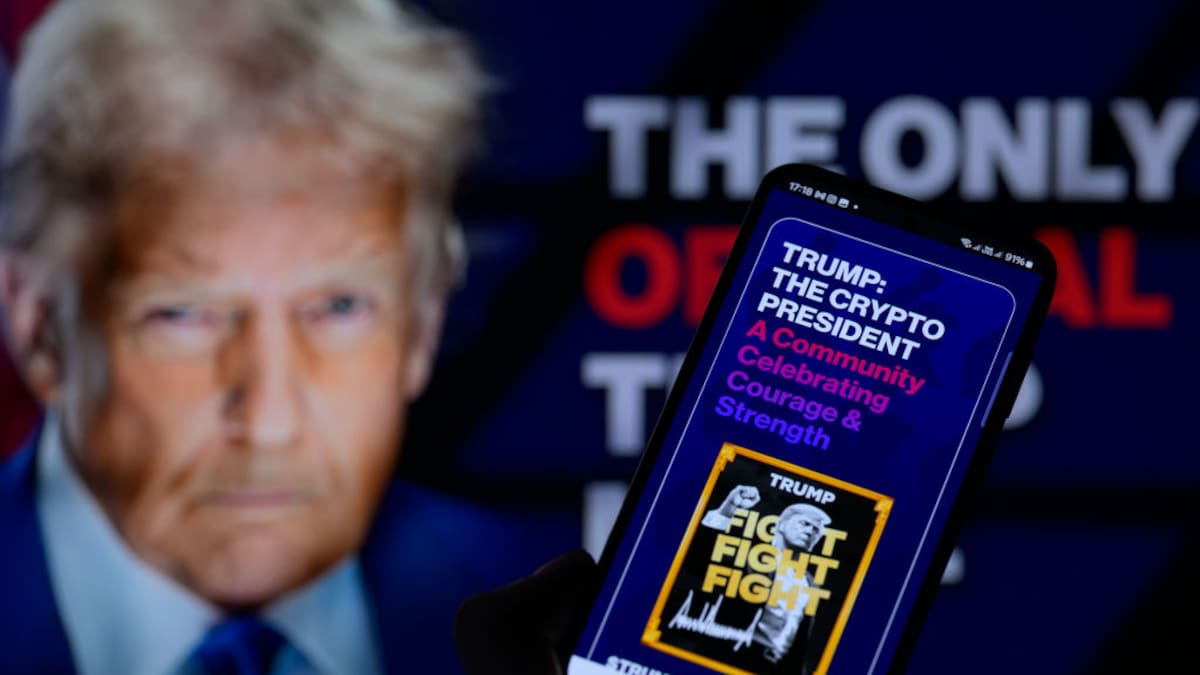 Trumps nieuwste merchandise: een eigen cryptomunt. Het leeuwendeel van  $TRUMP houdt hij zelf | De Morgen