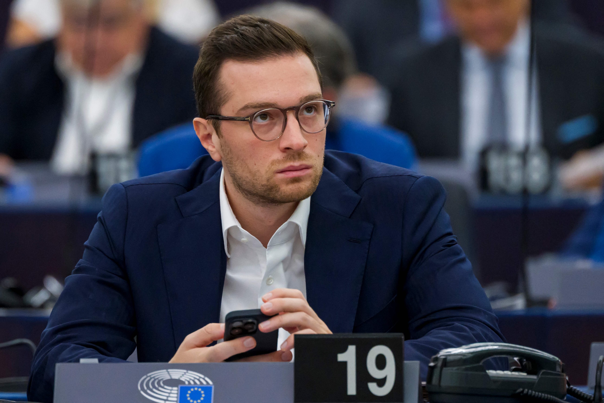 Het Franse Europarlementslid Jordan Bardella.