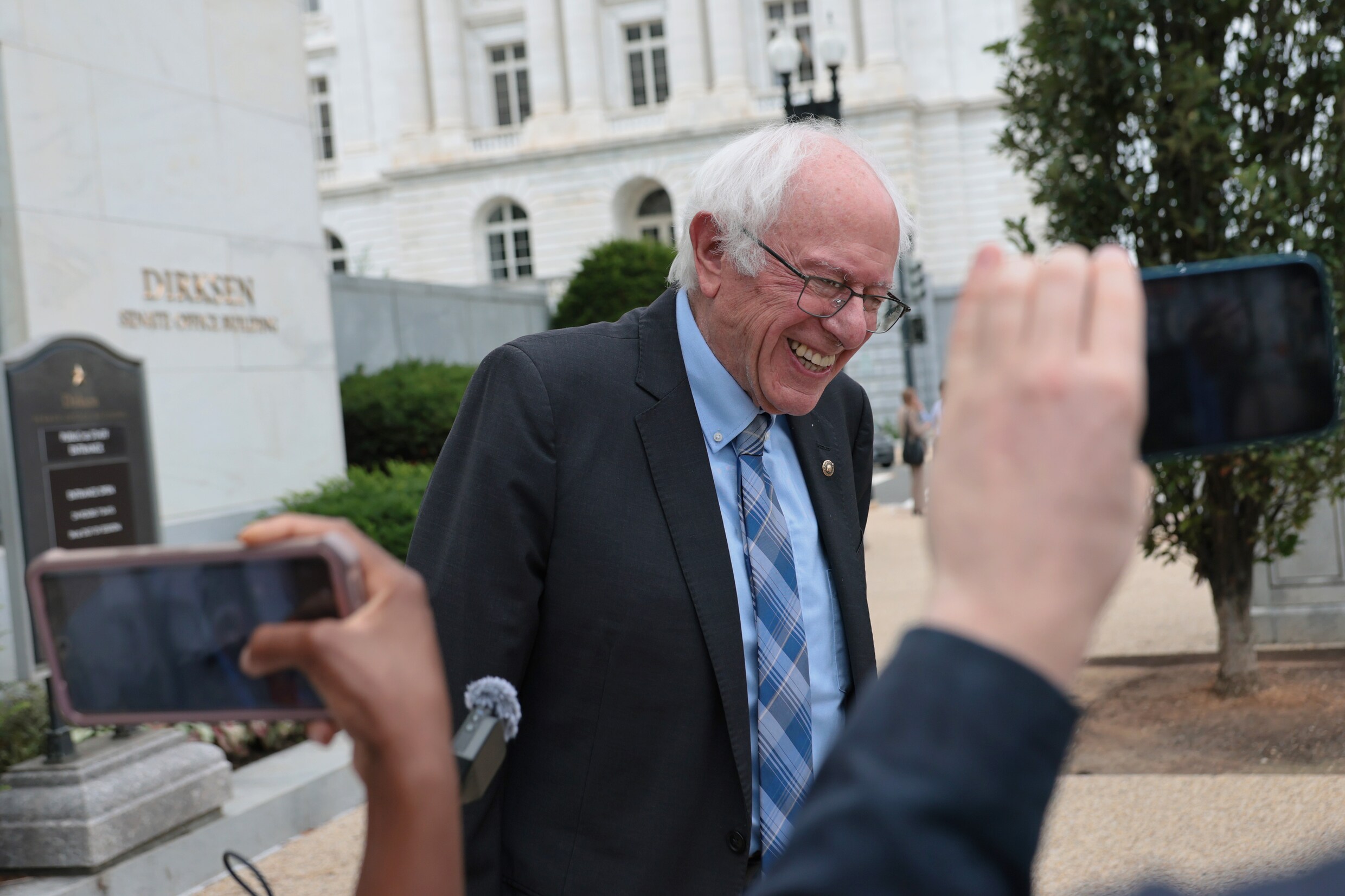 Bernie Sanders, in juli 2025 in Washington, DC.