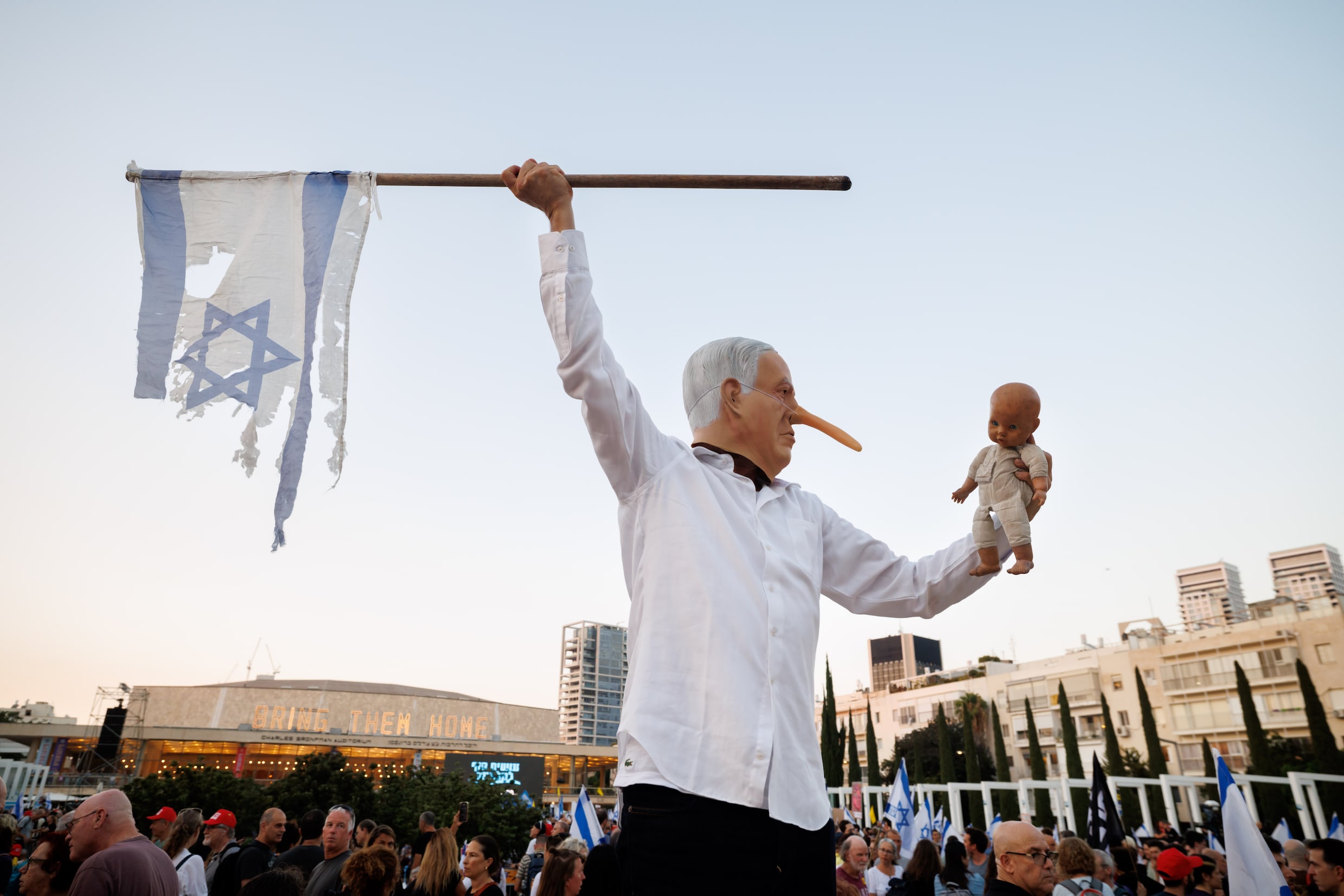 Mars tegen het oorlogsgeweld, Tel Aviv.