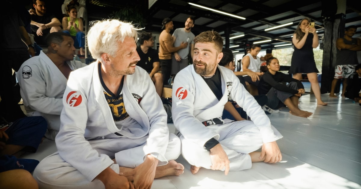 Na een uur ‘Kooiboys’ waren de regels van jiujitsu ons nog altijd niet ...
