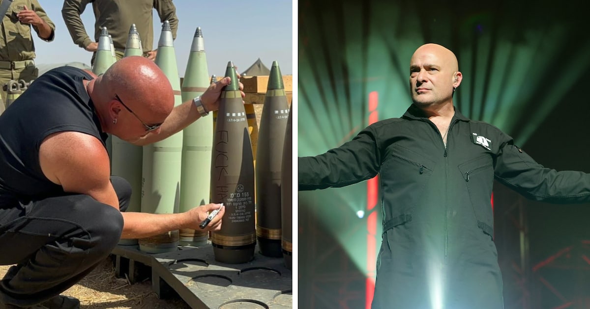 Vorst Nationaal neemt geen actie tegen zanger Disturbed die Israëlische ...