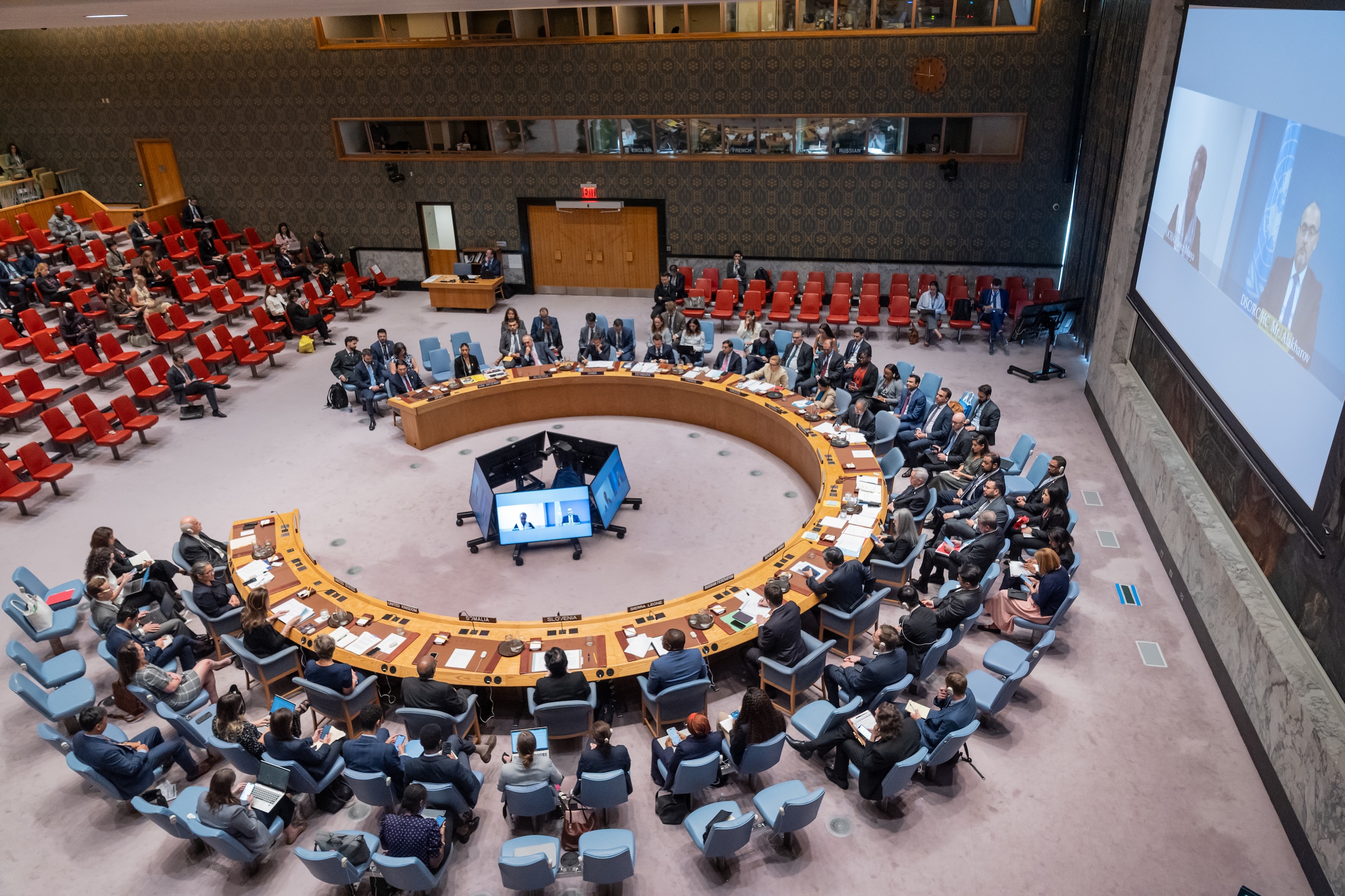 Veiligheidsraad VN Vergadering Vandaag