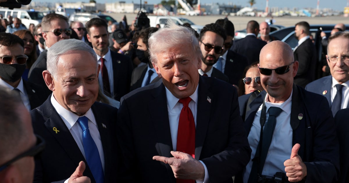 Tijdens Trumps triomftocht in Israël en Egypte leek de vrede even binnen handbereik