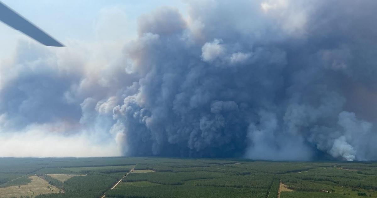 Franse branden leiden voor het eerst tot een bijzonder natuurfenomeen
