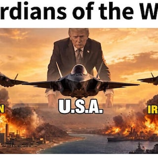 Trump bestookt Iran met AI-oorlogsbeelden, ook nu de wapens zwijgen