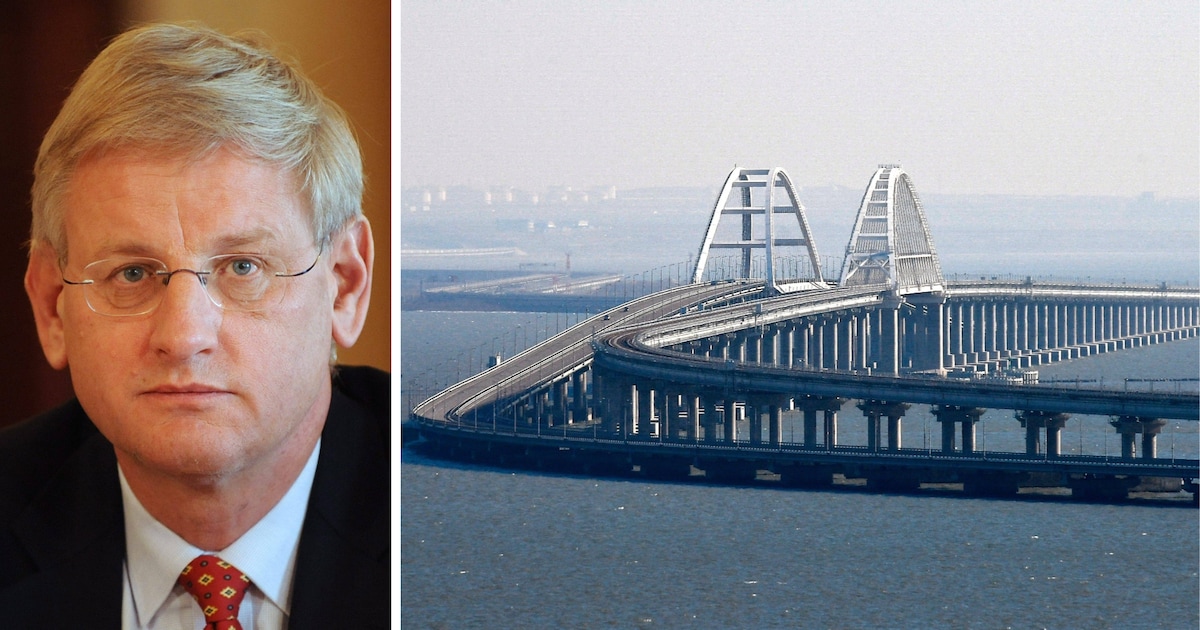 Zweedse ex-premier Carl Bildt: ‘Een rationele Poetin zou nu een staakt-het-vuren aanvaarden’