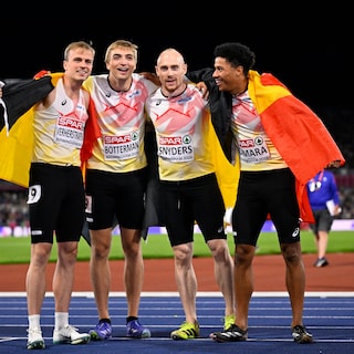 Vierde medaille op EK atletiek: Belgian Falcons snellen naar brons in finale 4x100 meter