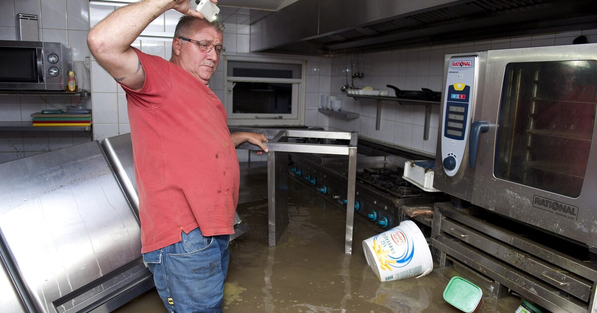 Nederlands Zuid-Limburg getroffen door 'flash flood'