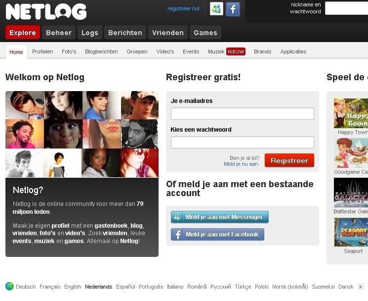 Netlog richt pijlen op games en dating | De Morgen