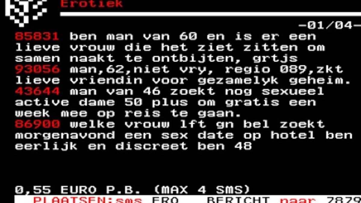 Erotiek op teletekst geeft jongeren vertekend beeld van seksualiteit