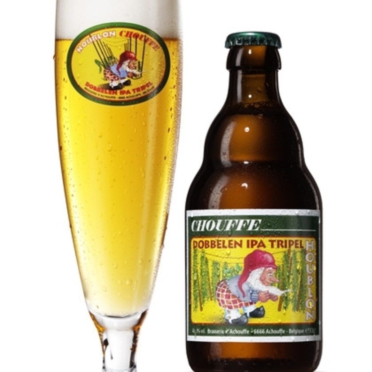 Houblon achouffe Chouffe Houblon 25cl Belgian IPA Beer Glass Brasserie D achouffe Home Bar