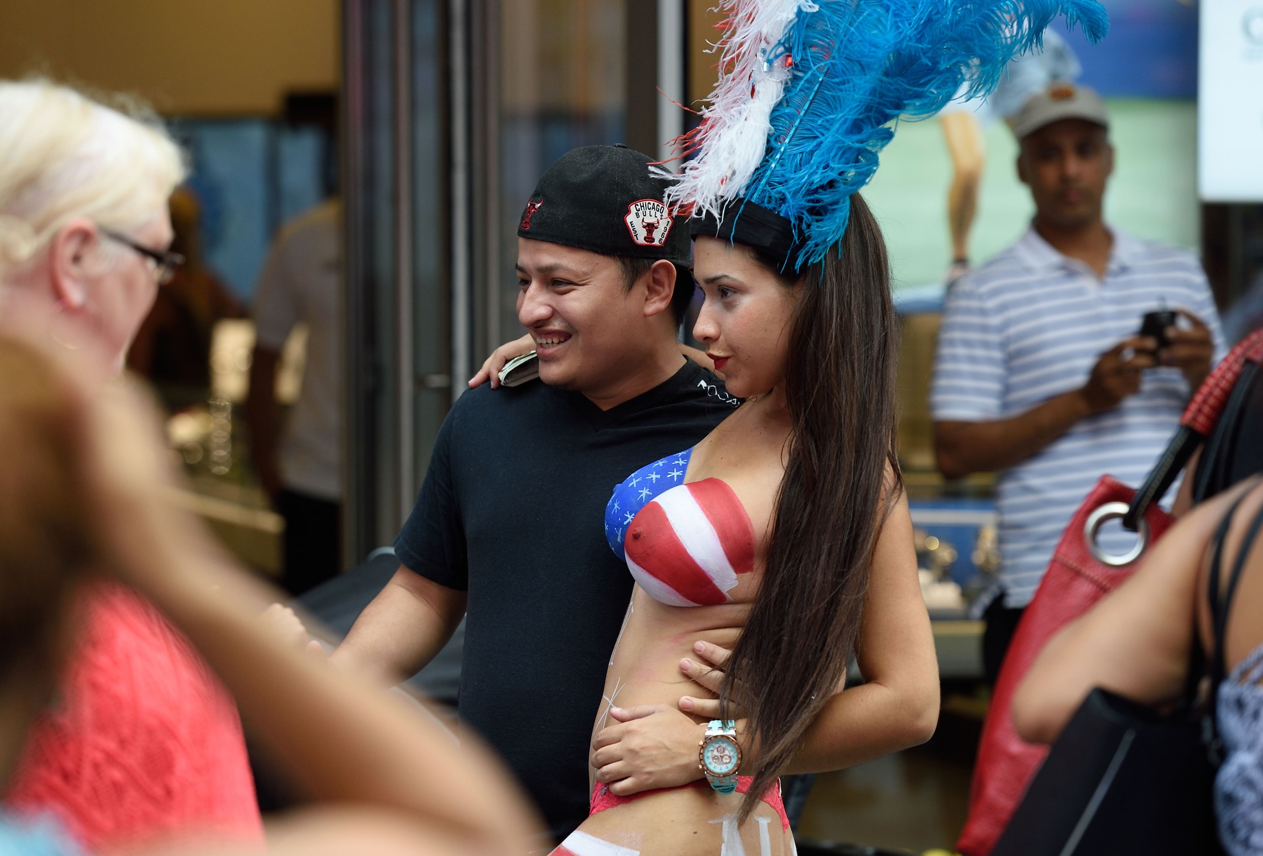 New York is de blote billen en borsten op Times Square beu | De Morgen