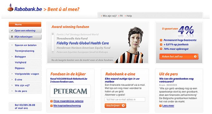 Dit jaar al 30.000 extra klanten voor Rabobank.be | De Morgen