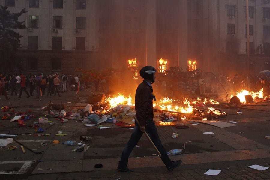 Bloedbad in Oekraïense stad Odessa