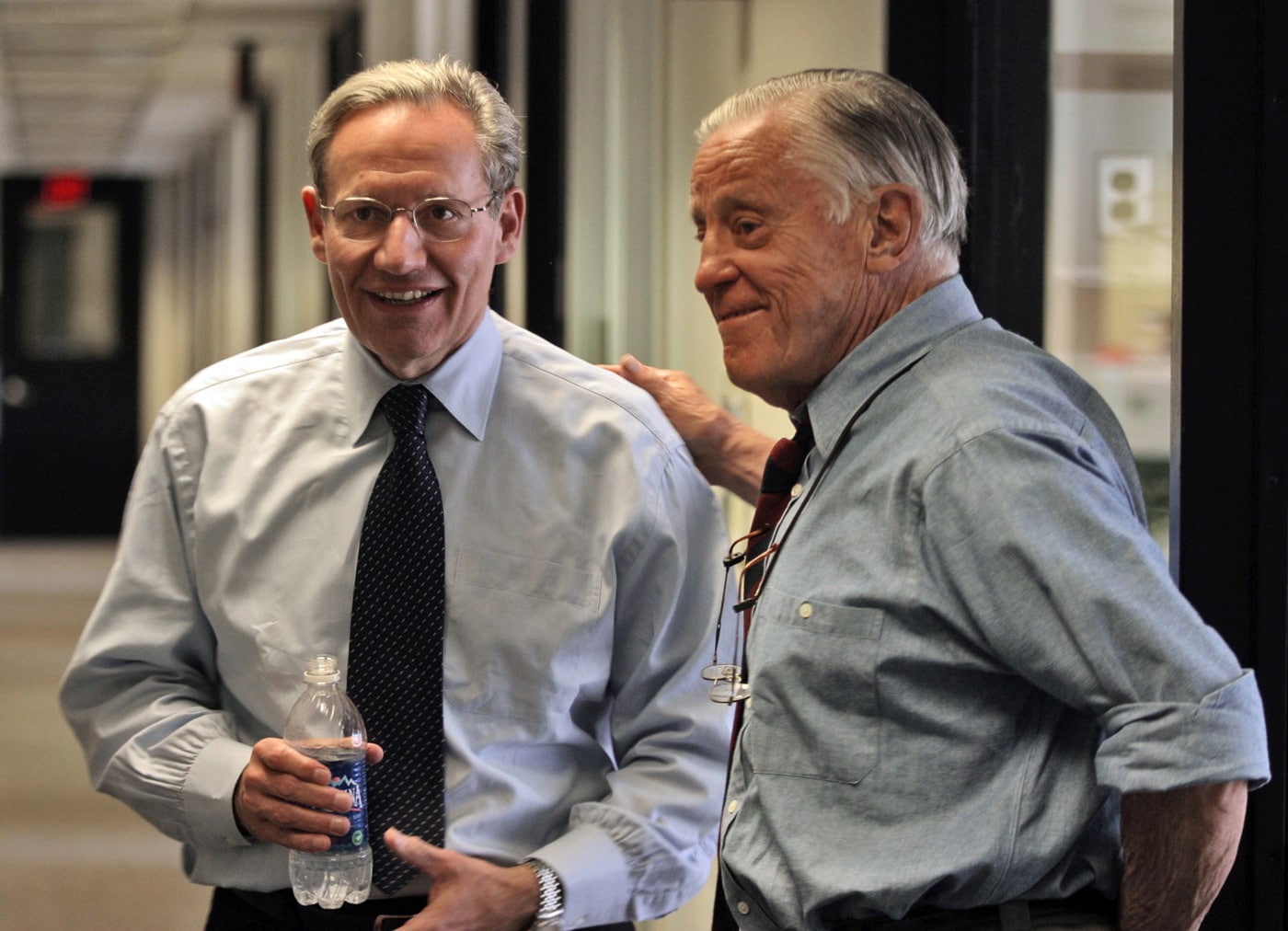Bob Woodward and Ben Bradlee