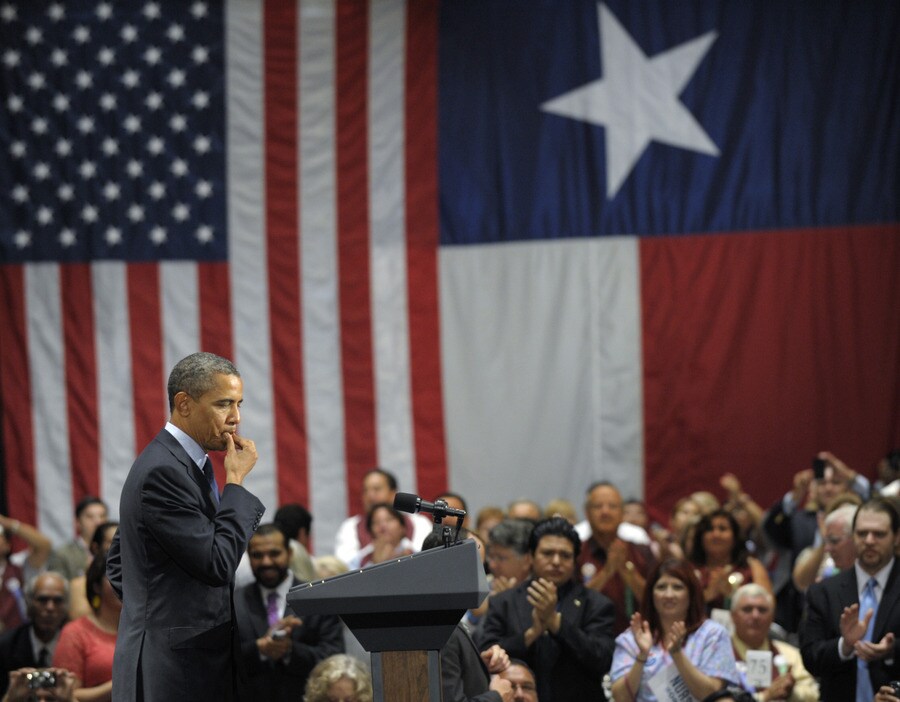 Obama doet het voortaan zonder teleprompter | De Morgen