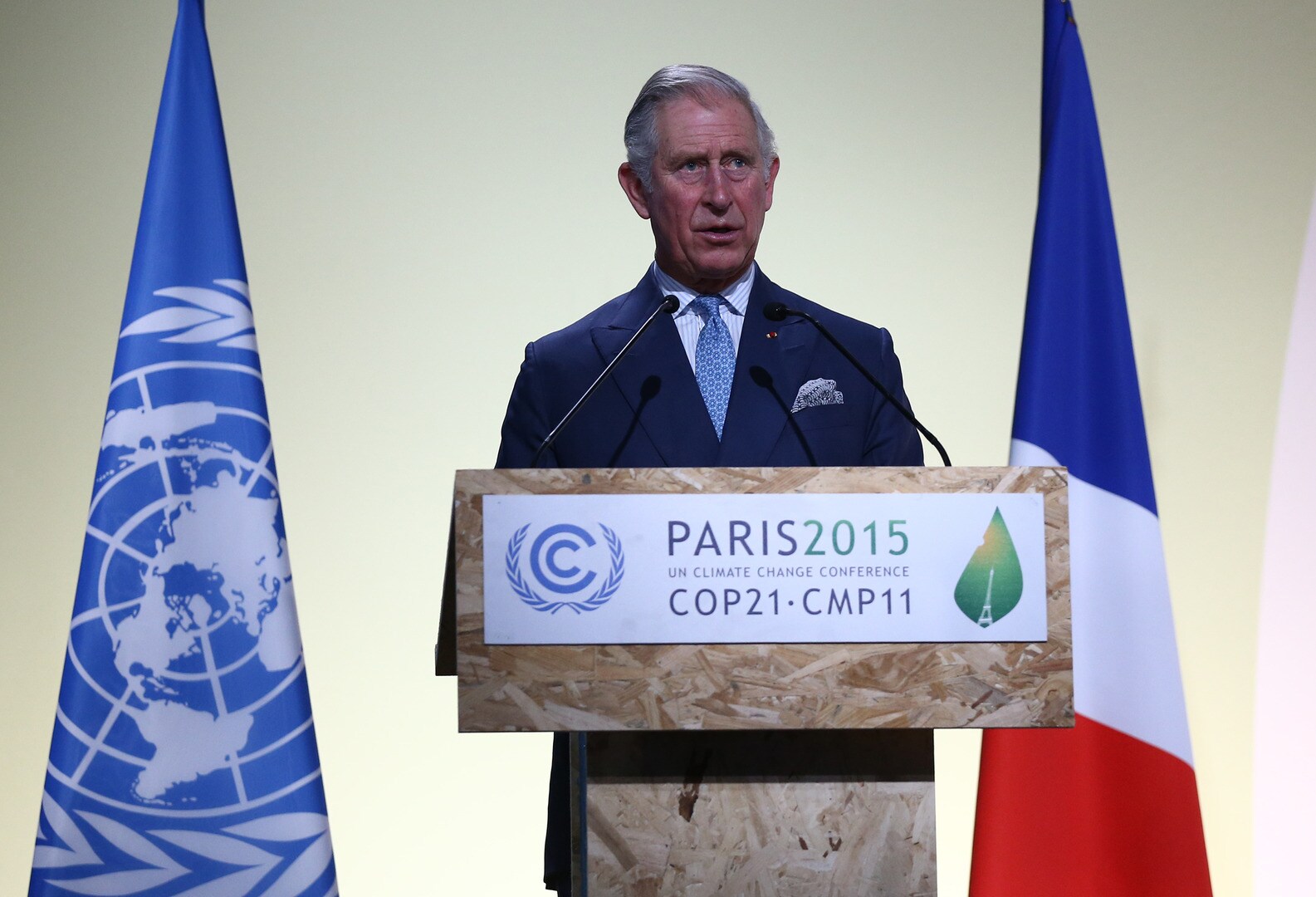 Ook de Britse prins Charles gaf een toespraak bij de opening van de klimaattop.