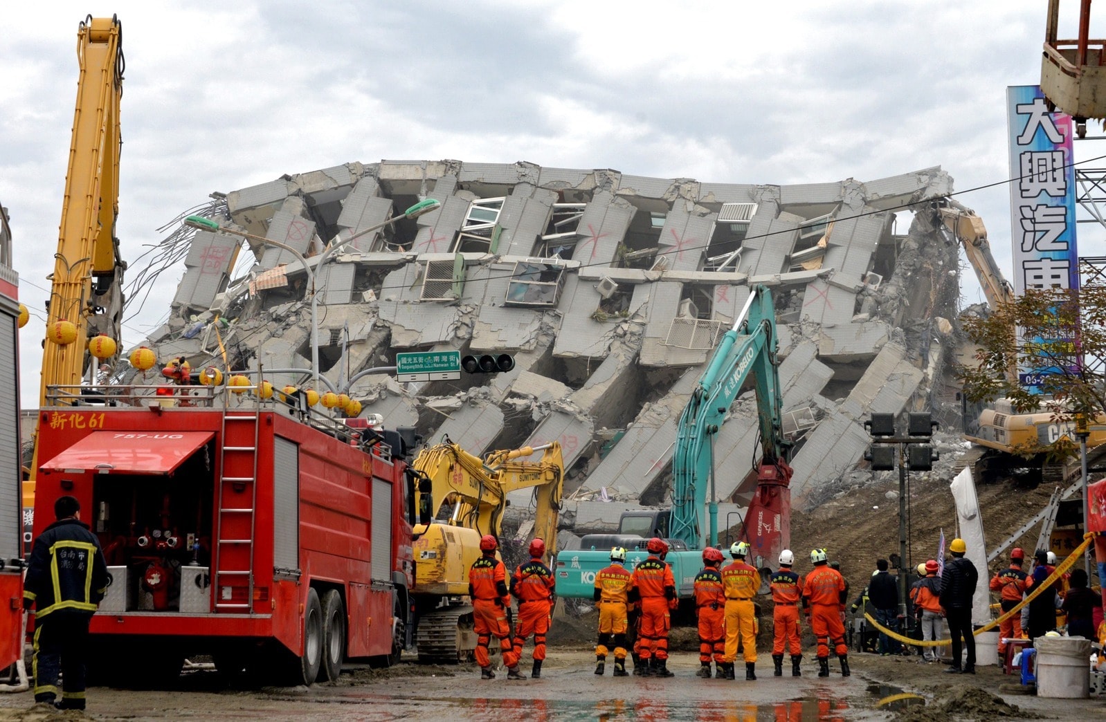 Dodental aardbeving in Taiwan gestegen naar 116