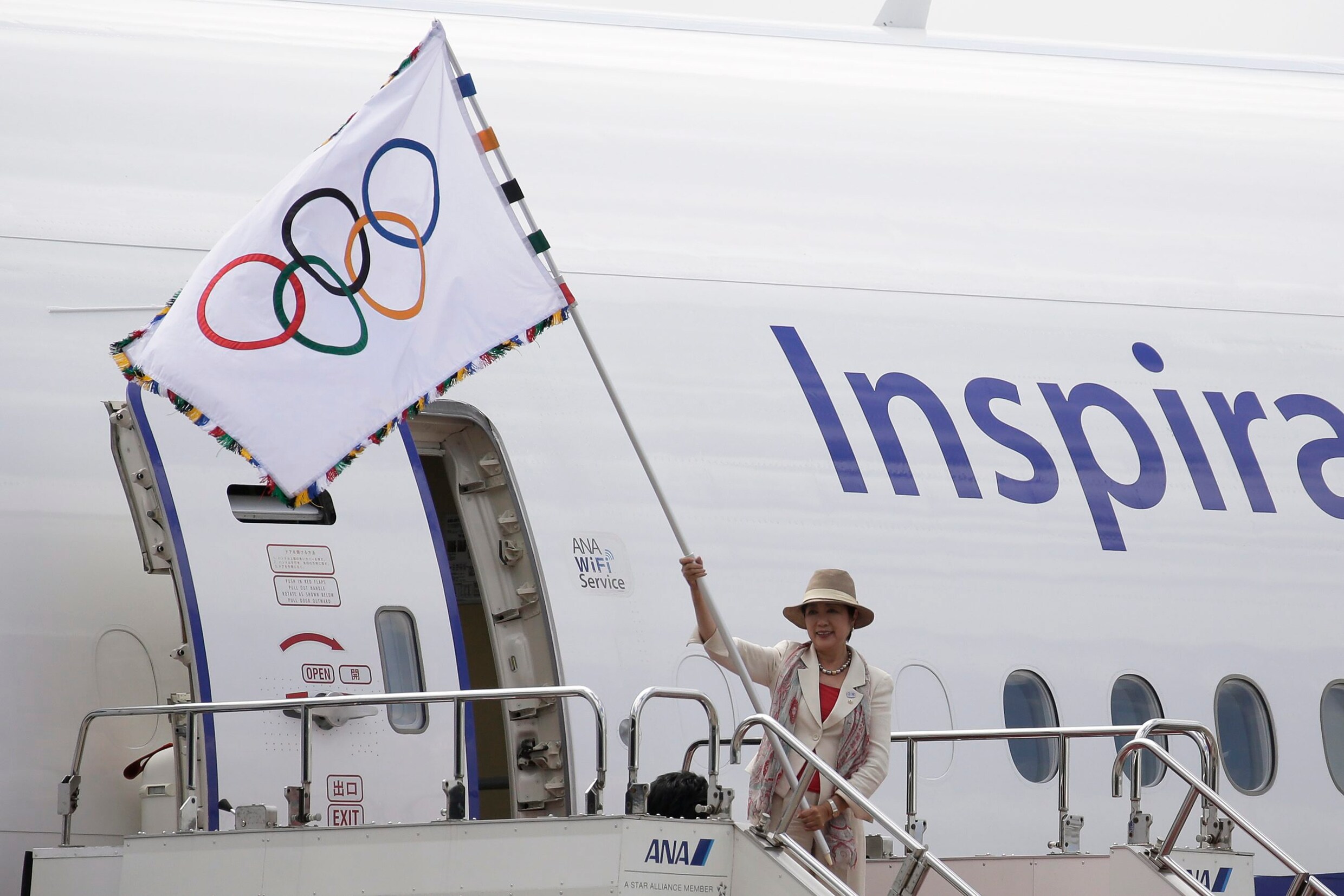 Olympische vlag al aangekomen in Tokio
