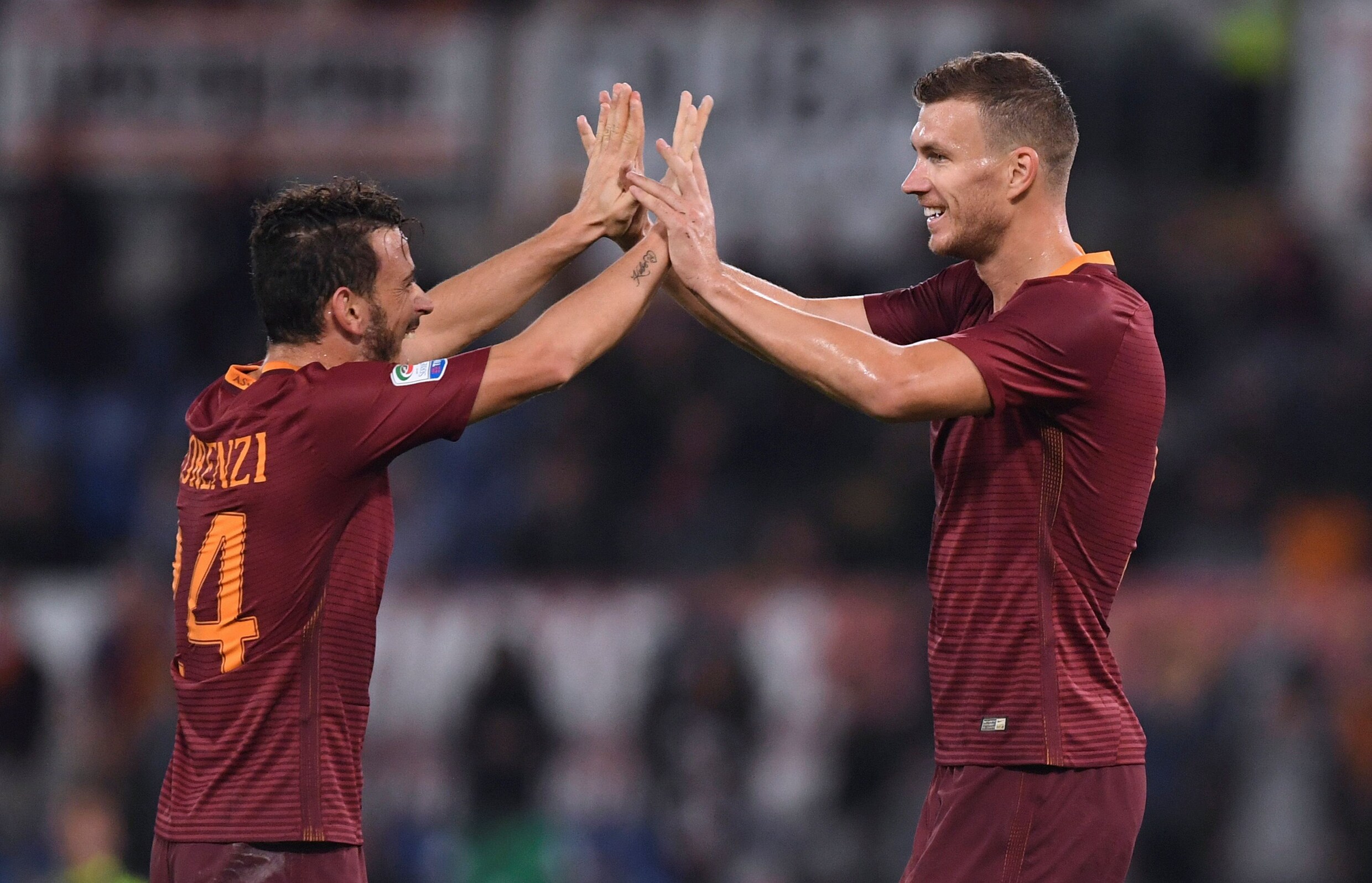 AS Roma - met Nainggolan, zonder Vermaelen - nadert tot op twee punten van Juventus