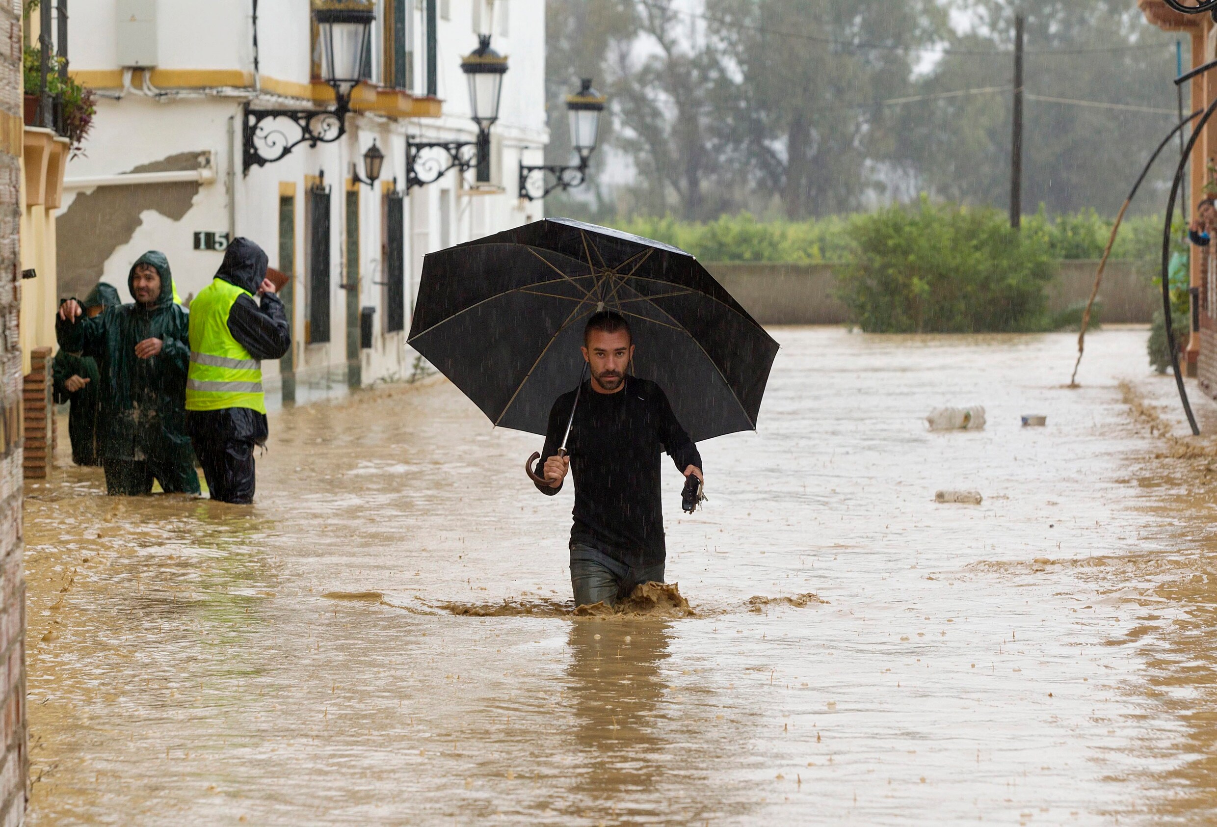 Rood alarm wegens overstromingen in Spanje