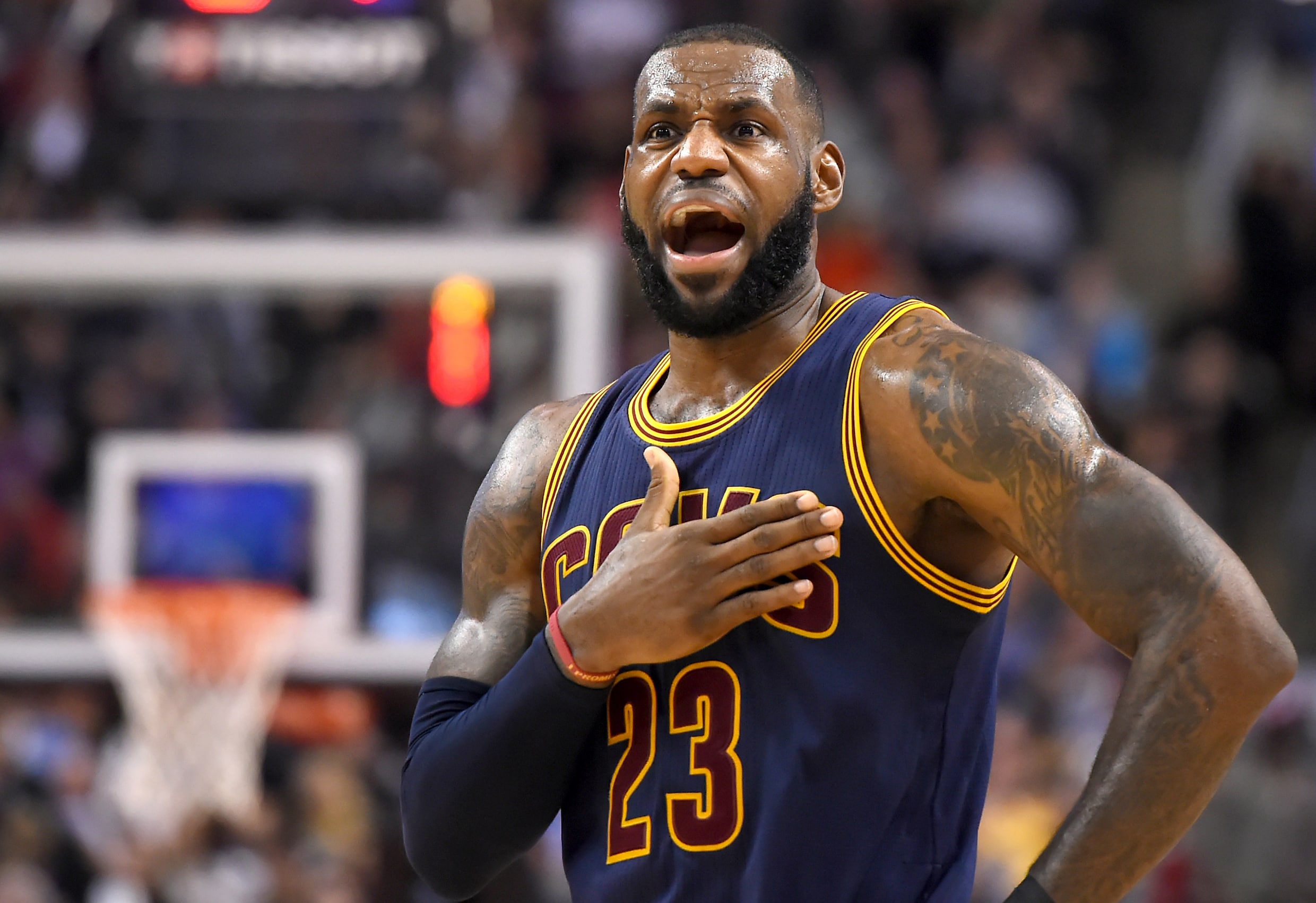 LeBron James weigert in hotel Trump te slapen | De Morgen