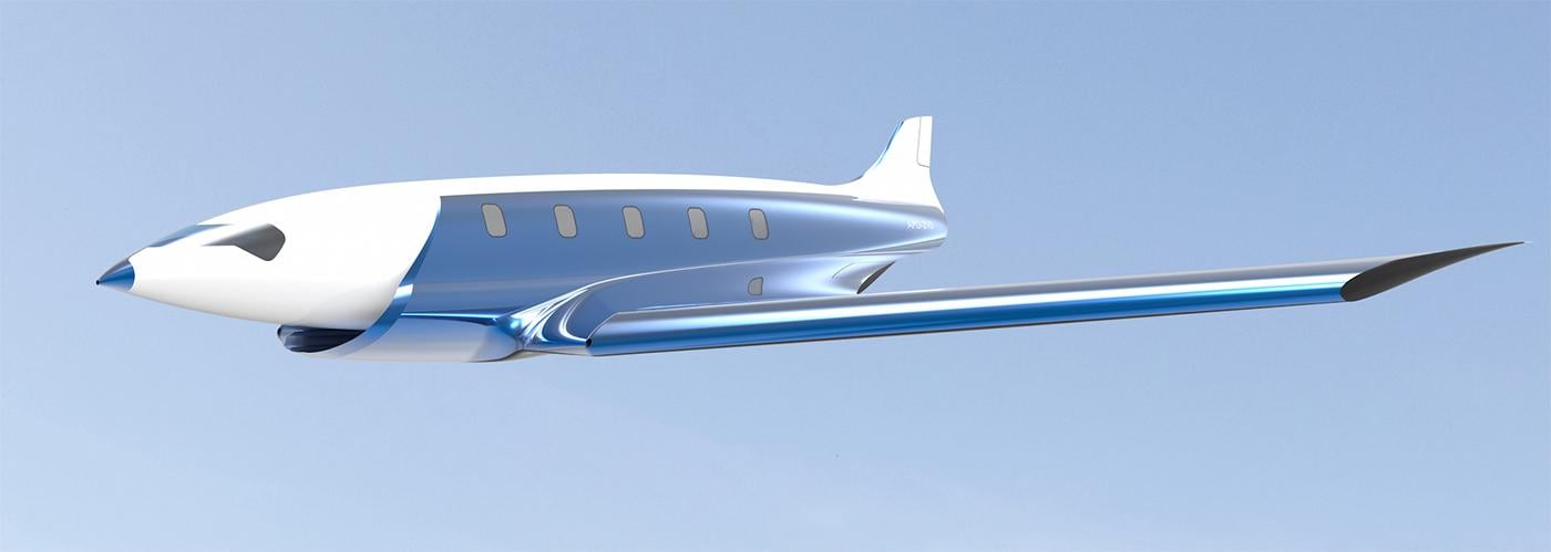Deze futuristische jet zou in 20 minuten naar New York kunnen vliegen